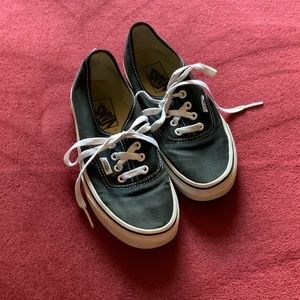Black Authentic Vans Mens 5 Womens 5.5